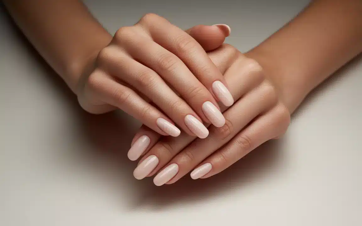 Esta manicure alonga visualmente os dedos e valoriza qualquer formato de mão