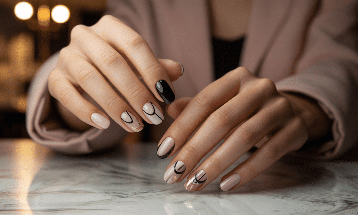 descubra a nail art chique da estação que destaca e valoriza todos os tipos de mãos. aposte nas tendências e realce sua beleza com designs sofisticados e modernos.