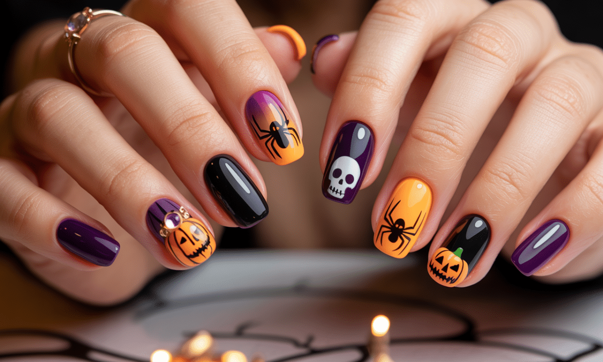descubra ideias fáceis de unhas decoradas para o halloween que podem ser transformadas em um look elegante após a festa. inspire-se e aproveite ao máximo sua criatividade!