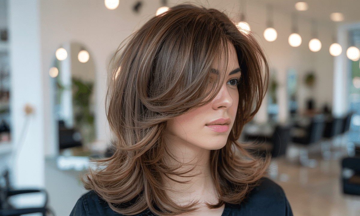 cabelos finos? descubra este corte em camadas que devolve densidade e movimento natural, realçando a beleza e o volume dos seus fios.