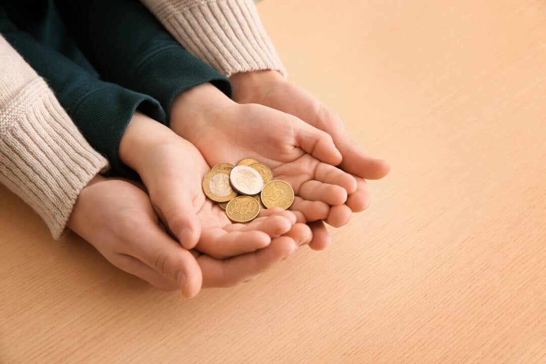 montante Doação em dinheiro aos seus filhos